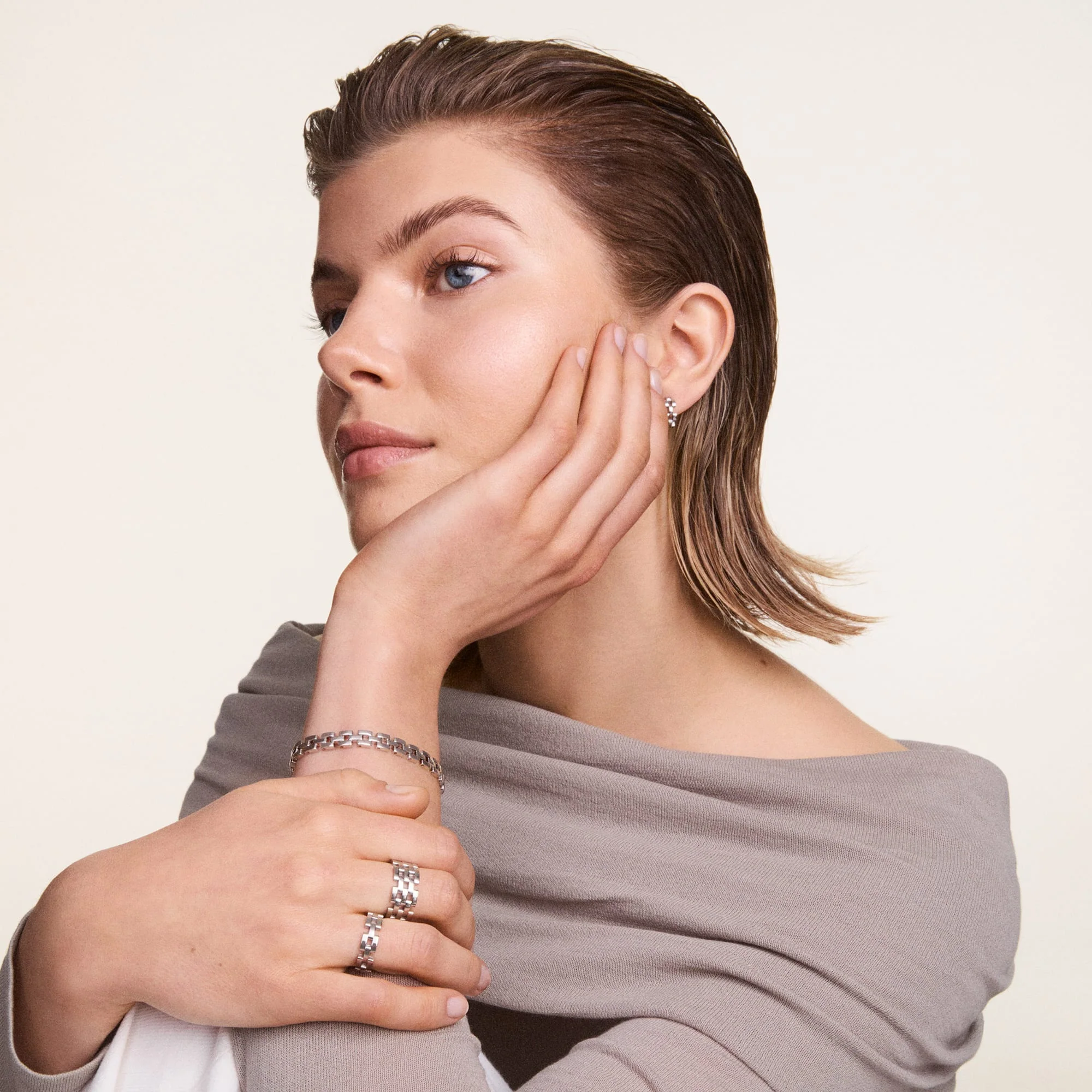 5-Link Ring Silver - Image 2