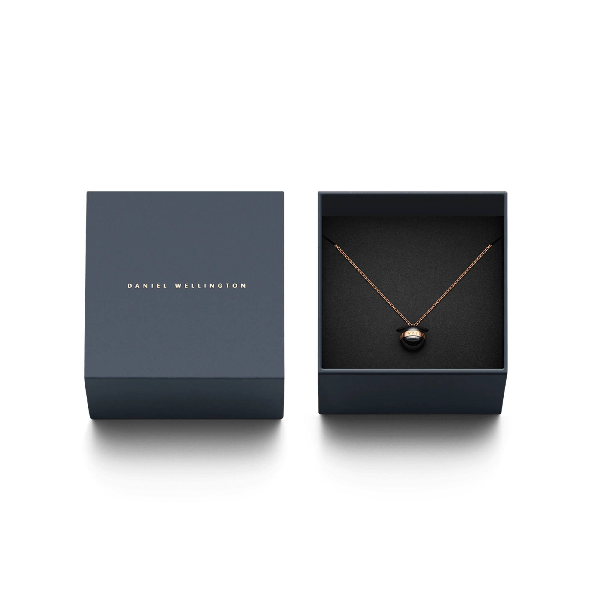 Aspiration Necklace Rose Gold Black - Image 4