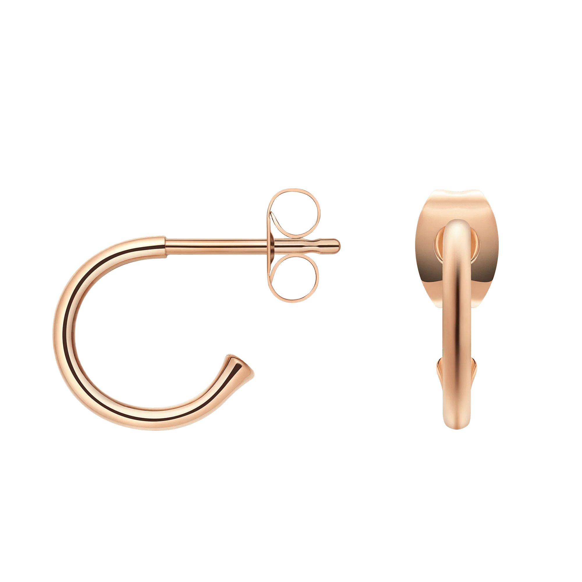 Charms Earrings Rose Gold - Image 2