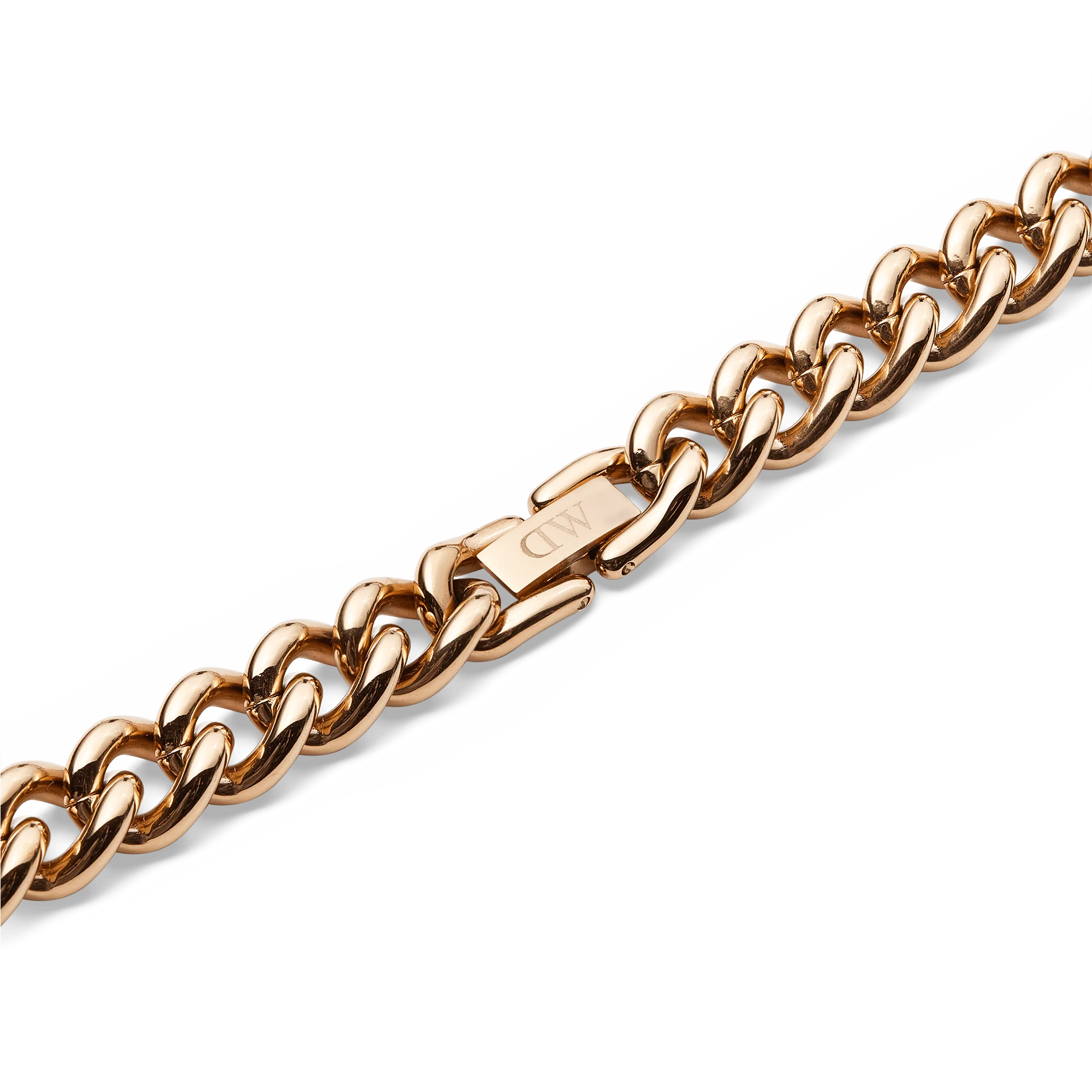 Chunky Chain Necklace Rose Gold - Image 3