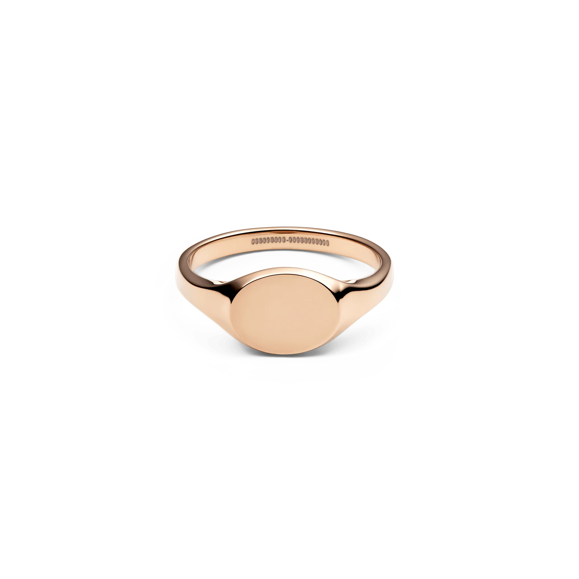 Classic Mini Signet Ring Rose Gold