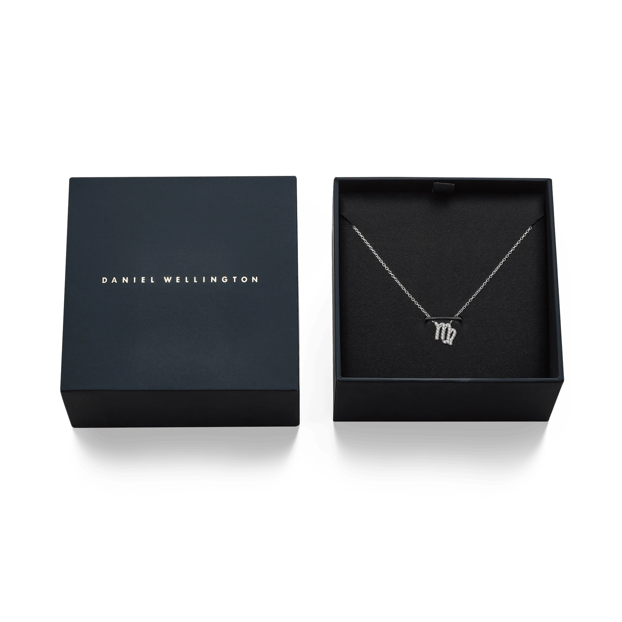 Crystal Zodiac Chain Necklace Silver - Image 29