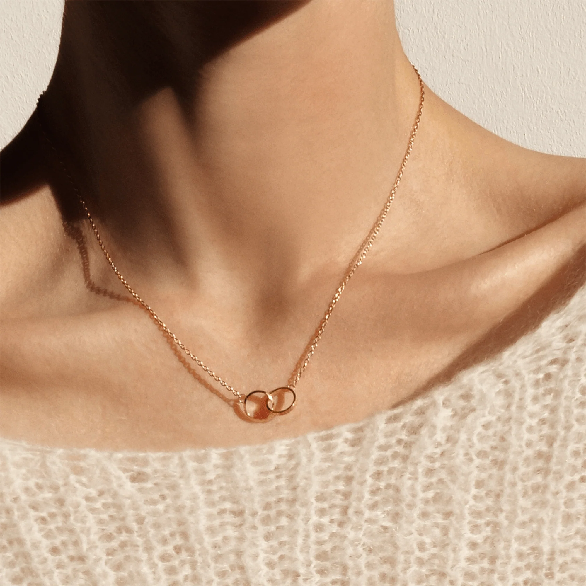Elan Unity Necklace Rose Gold - Image 2
