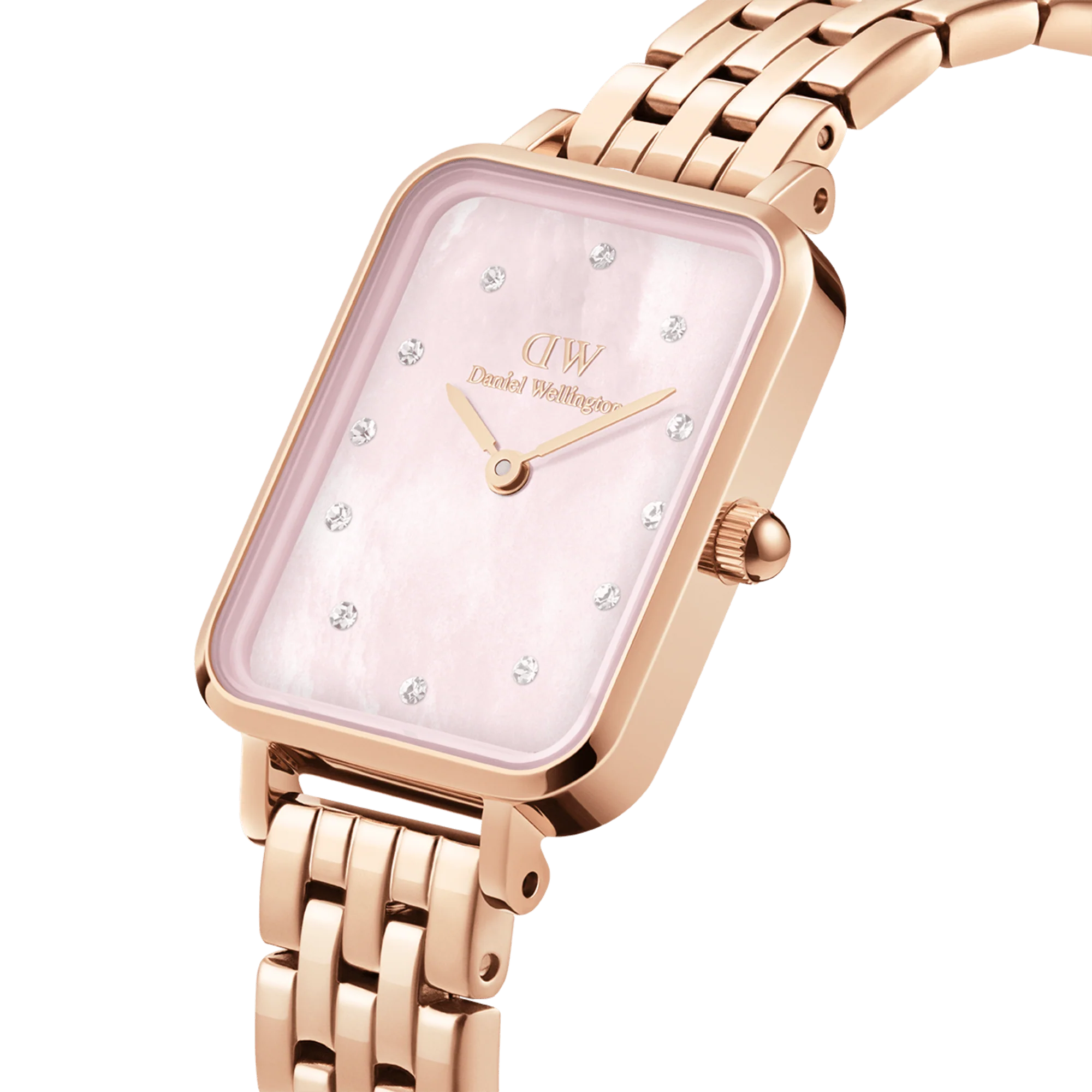 Quadro Lumine 5 Link Melrose Pink MoP Rose Gold - Image 2