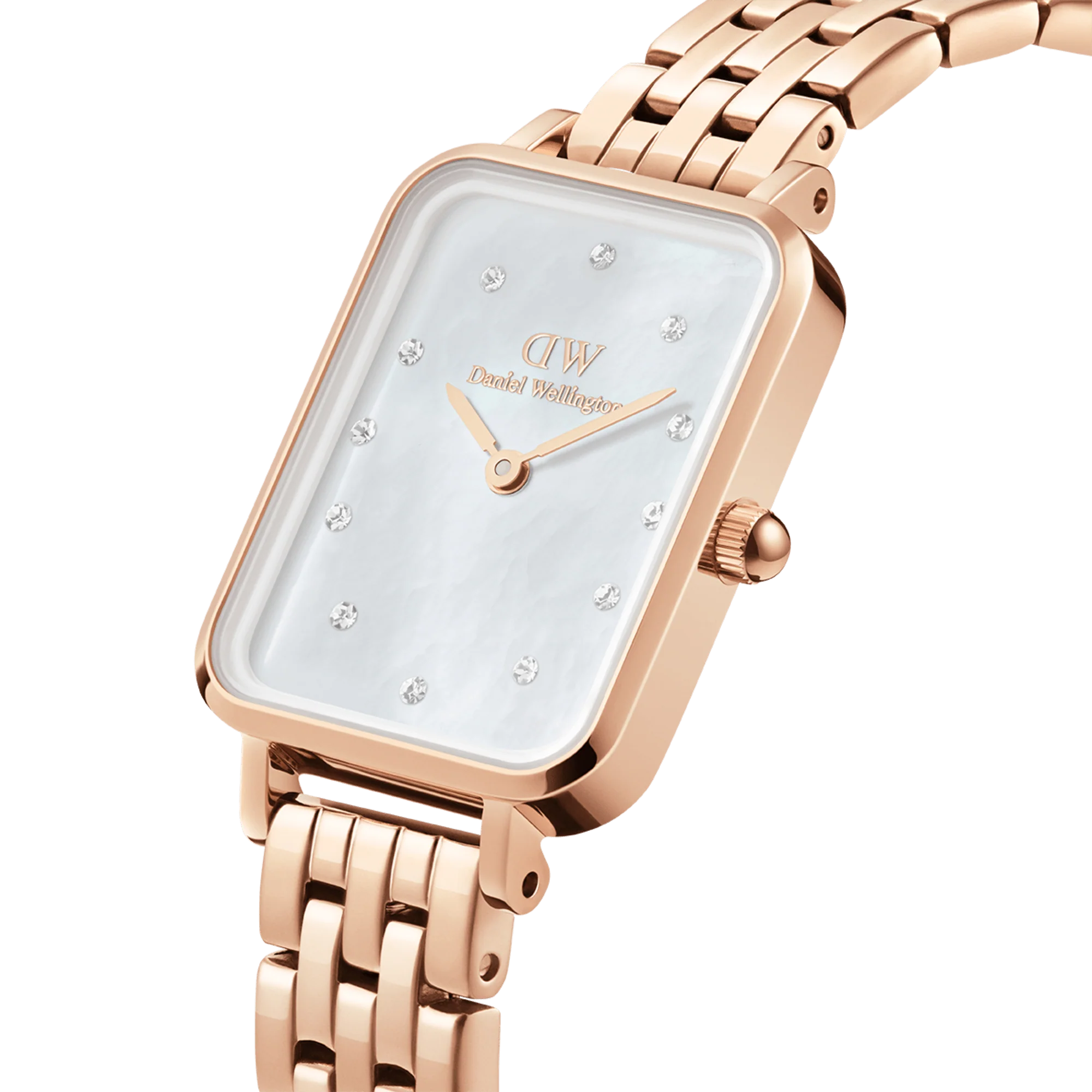 Quadro Lumine 5 Link Melrose White MoP Rose Gold - Image 2