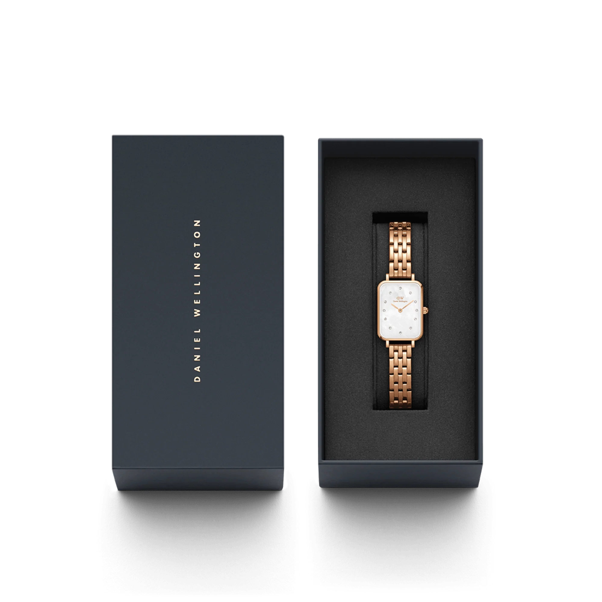 Quadro Lumine 5 Link Melrose White MoP Rose Gold - Image 3